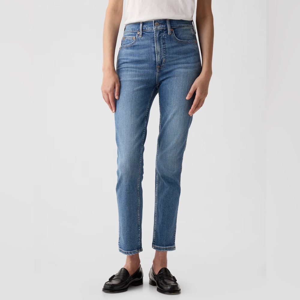 Gap High Rise Vintage Slim Straight Jeans